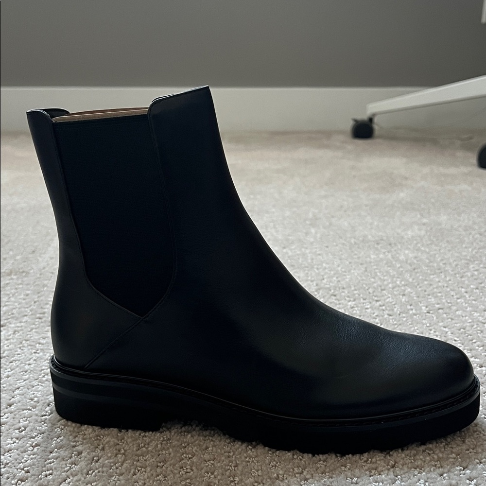 Stuart Weitzman Black Chelsea Boots